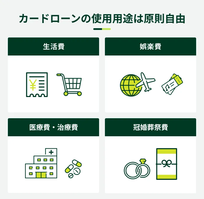 �J�[�h���[���̎g�p�p�r�͌������R